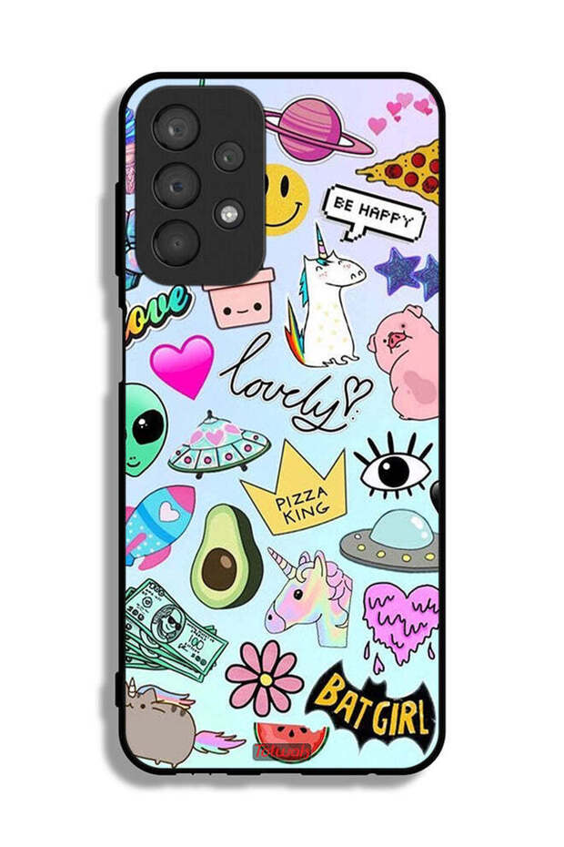 Samsung Galaxy A23 Protective Case Cover Lovely Stickers