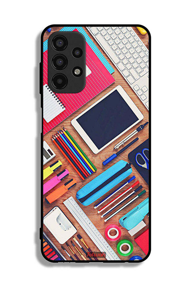 Samsung Galaxy A13 4G Protective Case Cover Girl Hobby Desk
