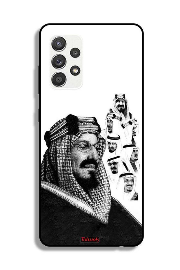 Samsung Galaxy M32 5G Protective Case Cover Kings Of Saudi Arabia BW Poster Art