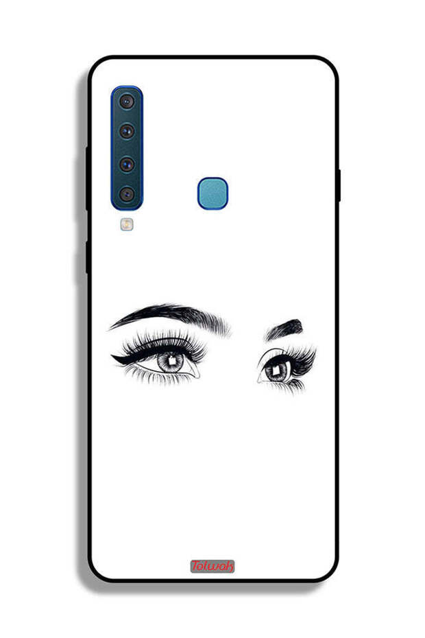 غطاء حماية لهاتف Samsung Galaxy A9 (2018) برسومات عيون فنية