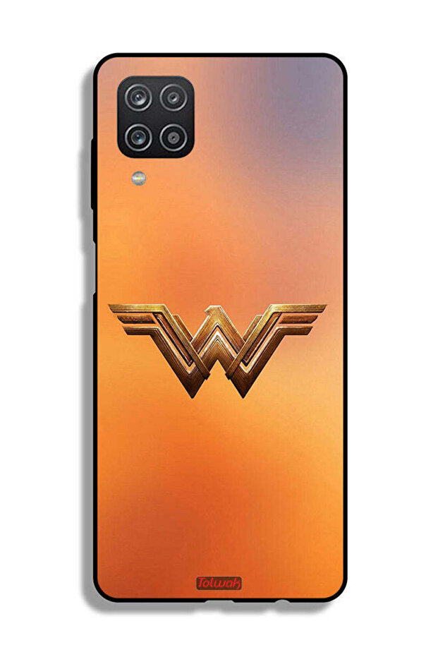 Samsung Galaxy A12 Protective Case Cover Wonder Women Logo