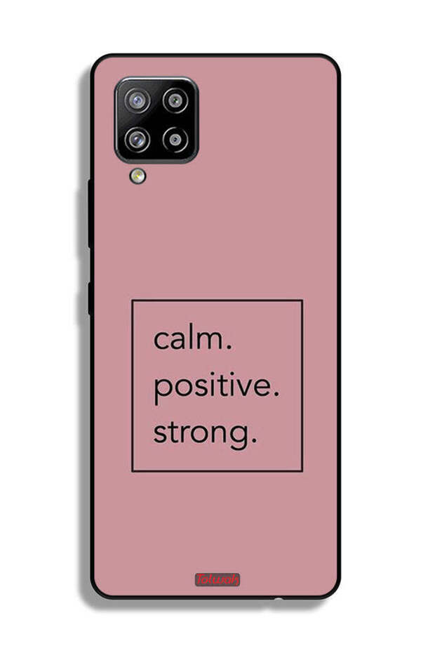 Samsung Galaxy M42 5G Protective Case Cover Calm Positive Strong