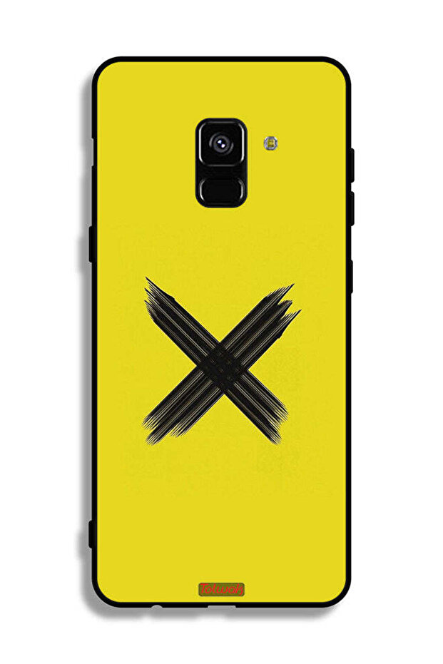 غطاء حماية لهاتف Samsung Galaxy A8 Plus (2018) بنمط X