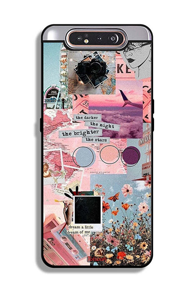 Samsung Galaxy A80 Protective Case Cover The Darker The Night The Brighter The Stars