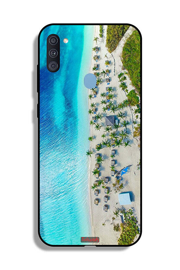 Samsung Galaxy A11 Protective Case Cover Beach