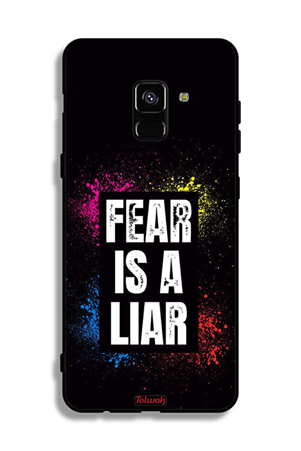 Samsung Galaxy A8 Plus (2018) Protective Case Cover Fear Is A Liar