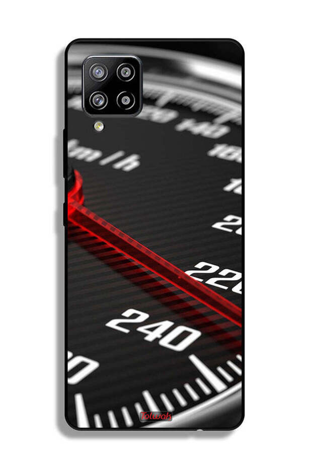 غطاء حماية لجهاز Samsung Galaxy A42 5G مع عداد السرعة