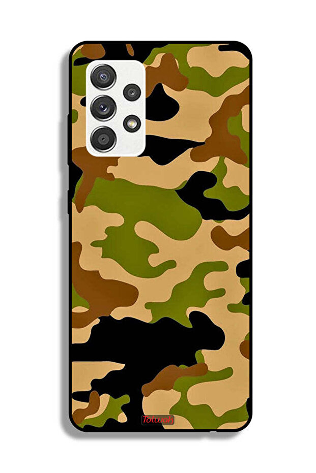 Samsung Galaxy M32 5G Protective Case Cover Camouflage Abstract Digital Pattern