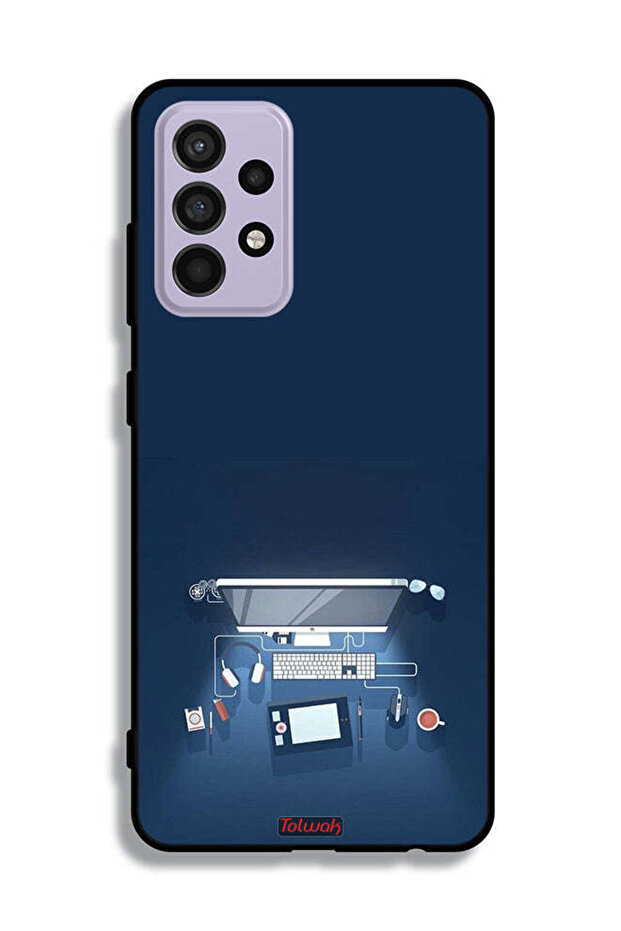 Samsung Galaxy A52 Protective Case Cover Computer Desk Art