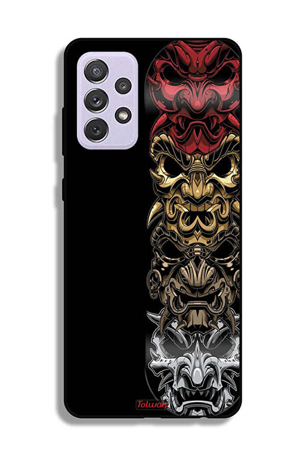 Samsung Galaxy A72 5G Protective Case Cover Heads Art