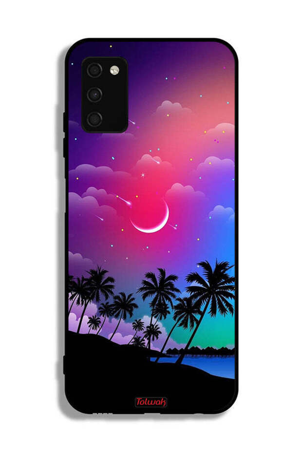 Samsung Galaxy A02s Protective Case Cover Moon In Night Art