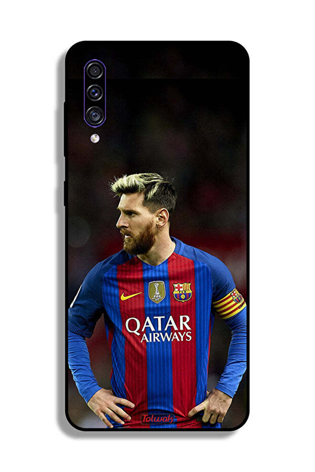 غطاء حماية لهاتف سامسونج جالاكسي A30s ميسي برشلونة