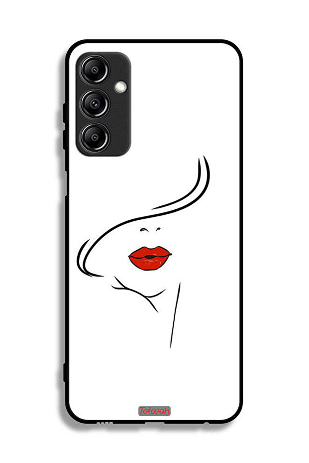 Samsung Galaxy A14 5G Protective Case Cover Girl Face Art