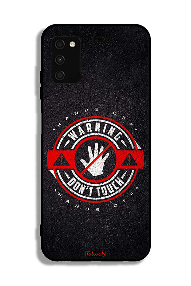 Samsung Galaxy A02s Protective Case Cover Warning Do Not Touch