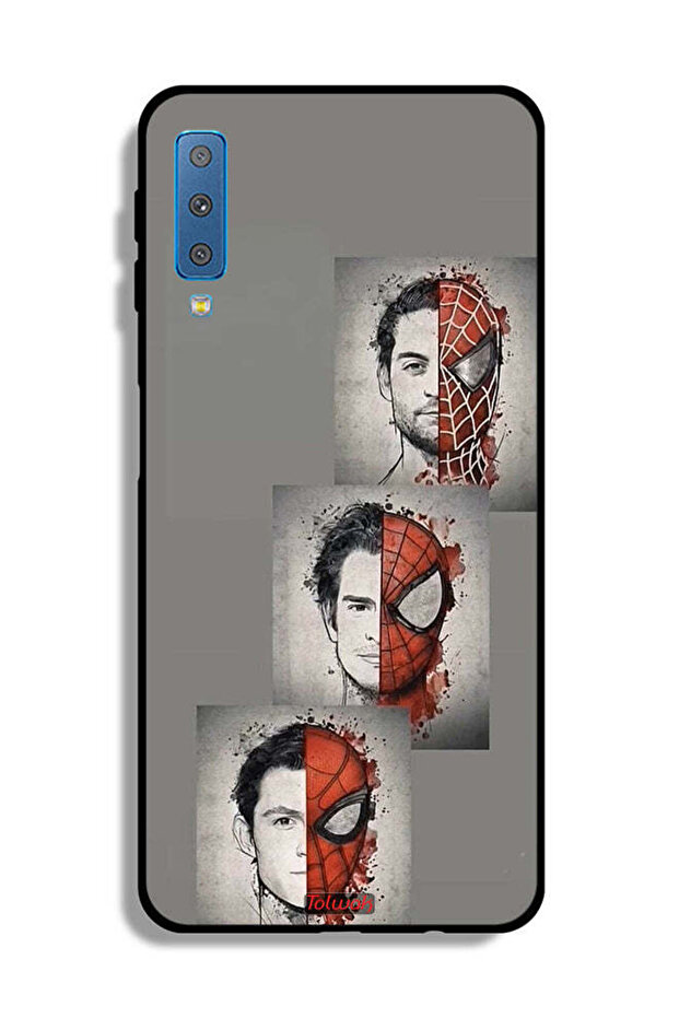 غطاء حماية لهاتف Samsung Galaxy A7 (2018) برسومات سبايدر مان