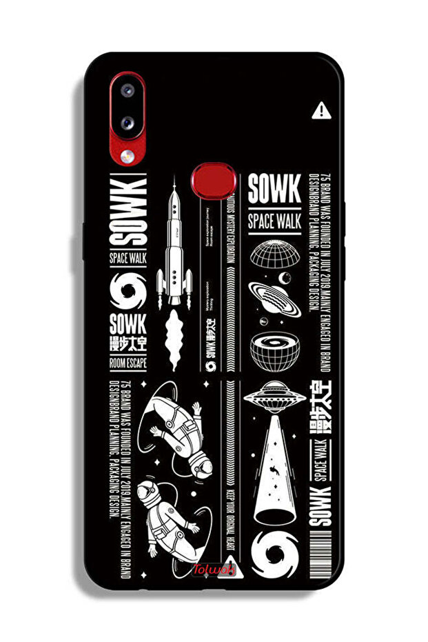 غطاء حماية لهاتف Samsung Galaxy A10s ملصق Sowk Space Walk