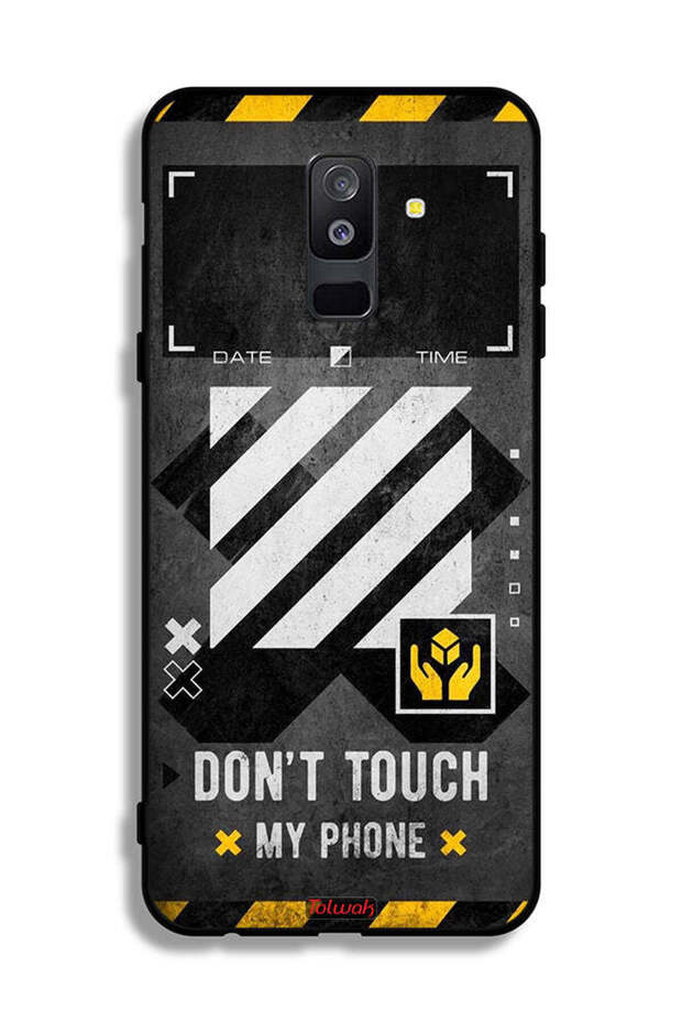 Samsung Galaxy A6 Plus (2018) Protective Case Cover Do Not Touch My Phone