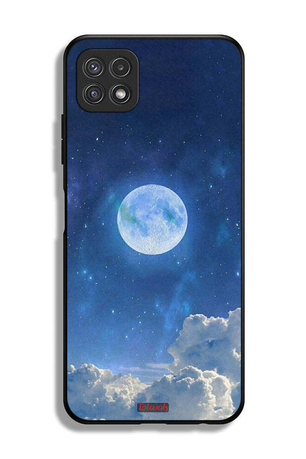 Samsung Galaxy A22 5G Protective Case Cover Moon Clouds