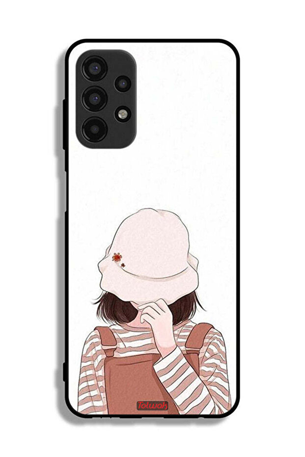 Samsung Galaxy A13 4G Protective Case Cover Hide Face By Hat