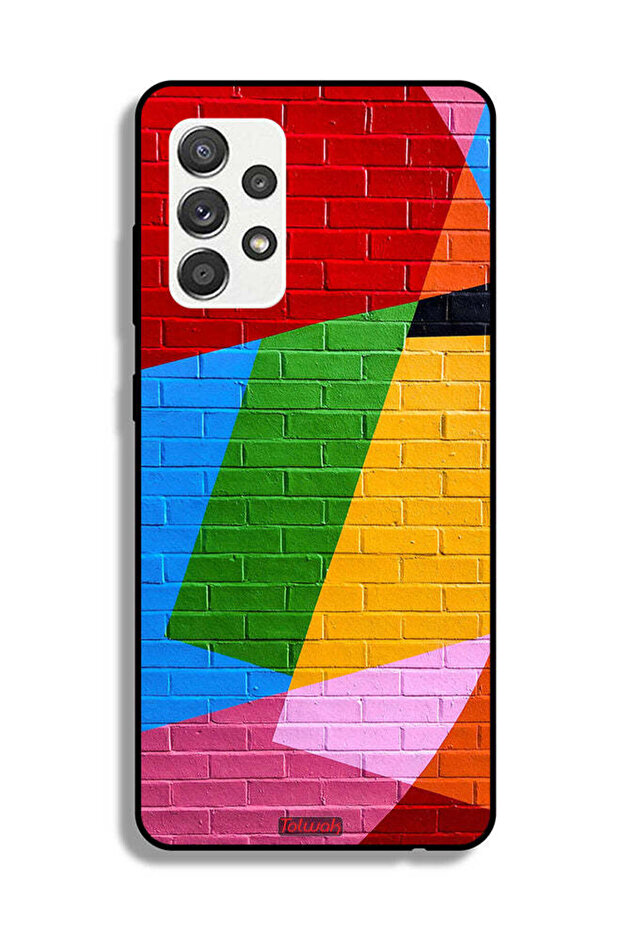Samsung Galaxy A32 5G Protective Case Cover Colorful Wall Painting