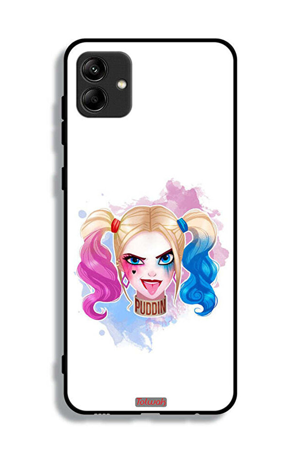 غطاء حماية لهاتف Samsung Galaxy A04e برسومات هارلي كوين