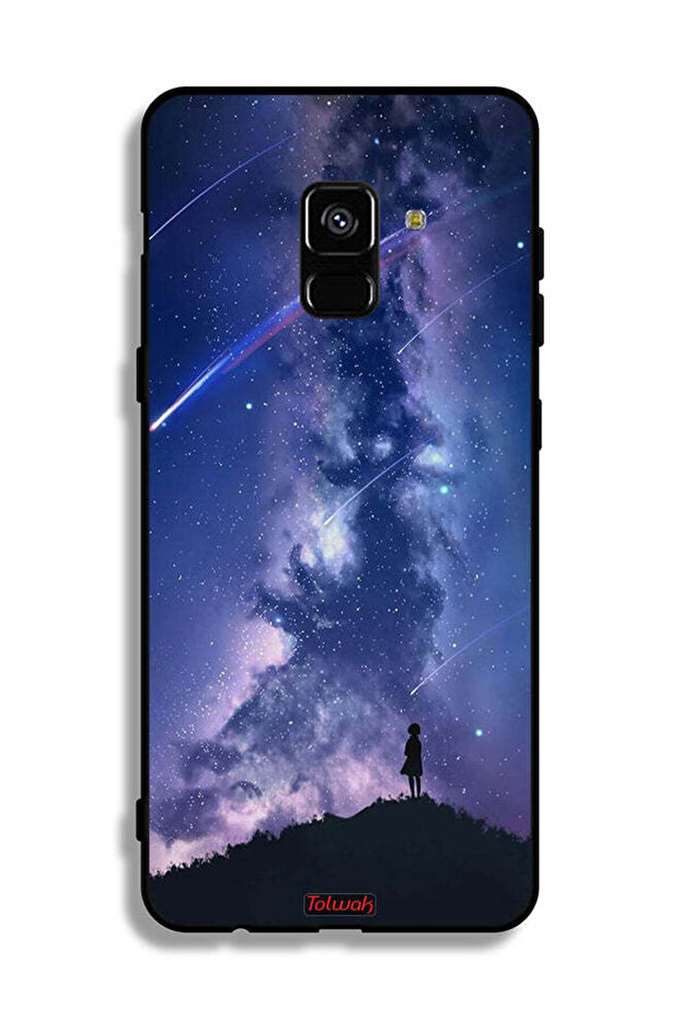 غطاء حماية لهاتف Samsung Galaxy A8 Plus (2018) - نجوم متحركة
