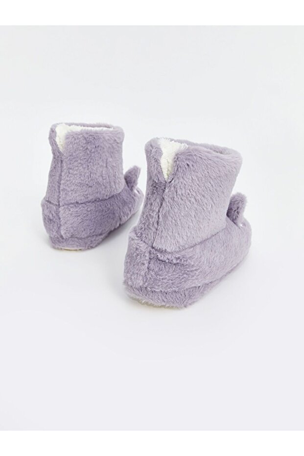 LCW STEPS Nakışlı Pelüş Kız Çocuk Ev Botu - 5
