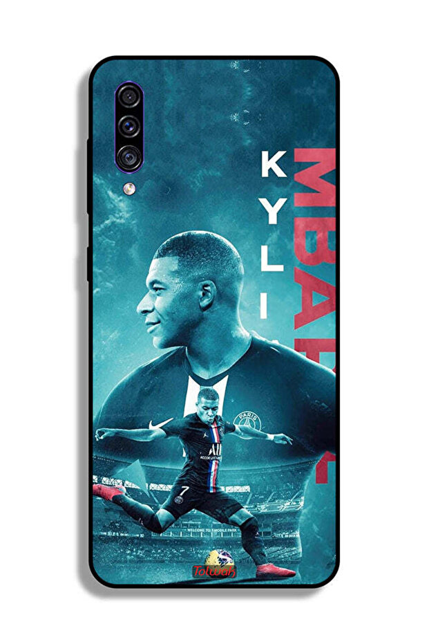 غطاء حماية لهاتف Samsung Galaxy A50s مع ملصق Mbappe