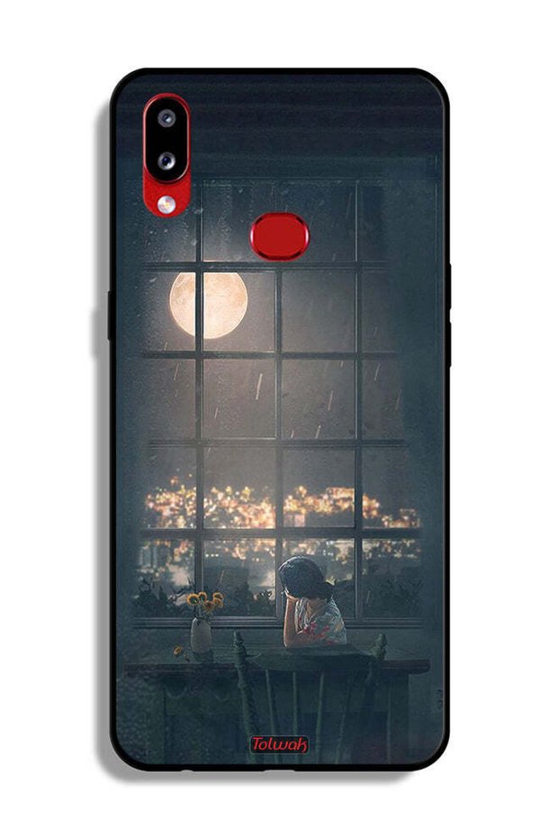 غطاء حماية لهاتف Samsung Galaxy A10s بنظرة على فن القمر