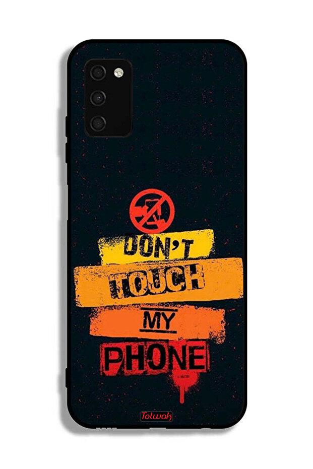 Samsung Galaxy A02s Protective Case Cover Do Not Touch My Phone