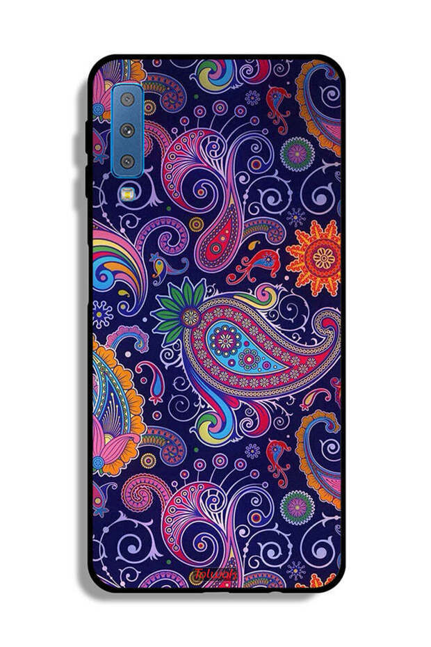 Samsung Galaxy A7 (2018) Protective Case Cover Mandala Art Pattern