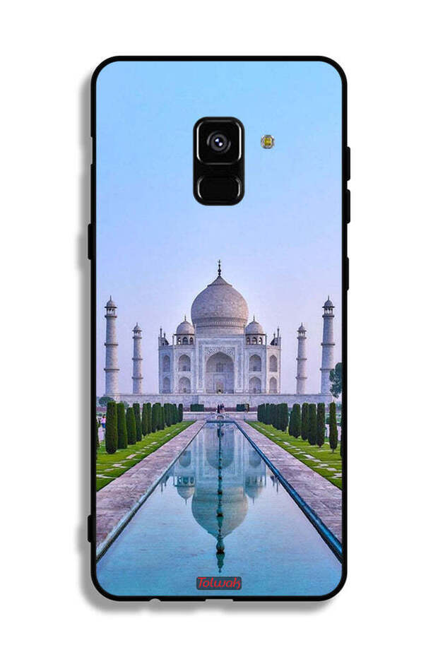 غطاء حماية لهاتف Samsung Galaxy A8 Plus (2018) بتصميم تاج محل