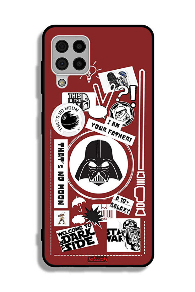 Samsung Galaxy A22 4G Protective Case Cover Welcome To The Dark Side Sticker