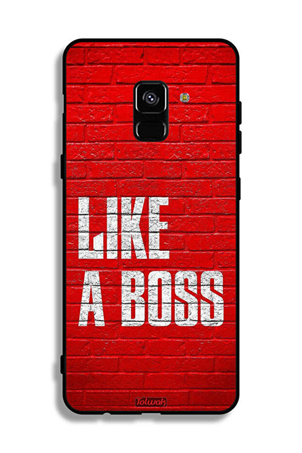 غطاء حماية لهاتف Samsung Galaxy A8 Plus (2018) بتصميم أنيق