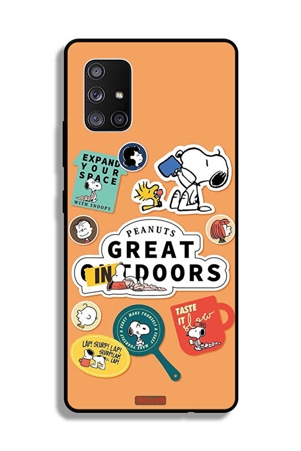 Samsung Galaxy A71 5G Protective Case Cover Peanuts Stickers