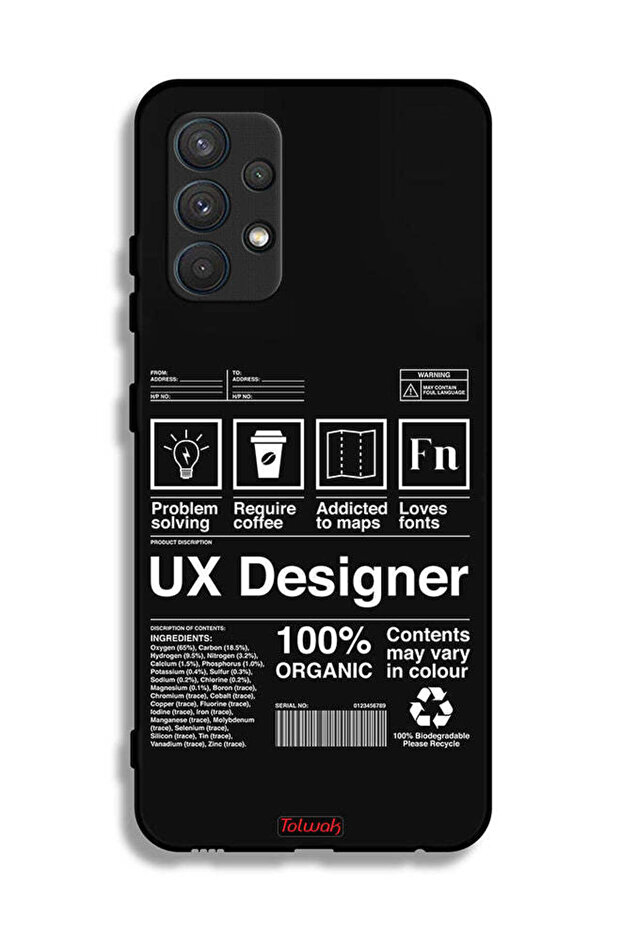 Samsung Galaxy A32 4G Protective Case Cover Ux Designer Sticker