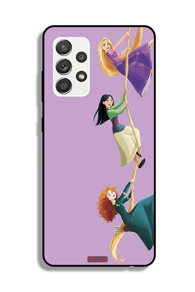 Samsung Galaxy A32 5G Protective Case Cover Girls Climbing Art