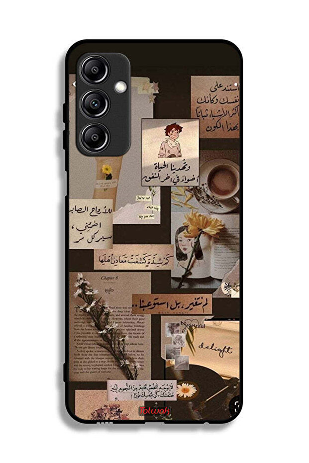 غطاء حماية لهاتف سامسونج جالكسي A14 5G بعبارات عربية عتيقة