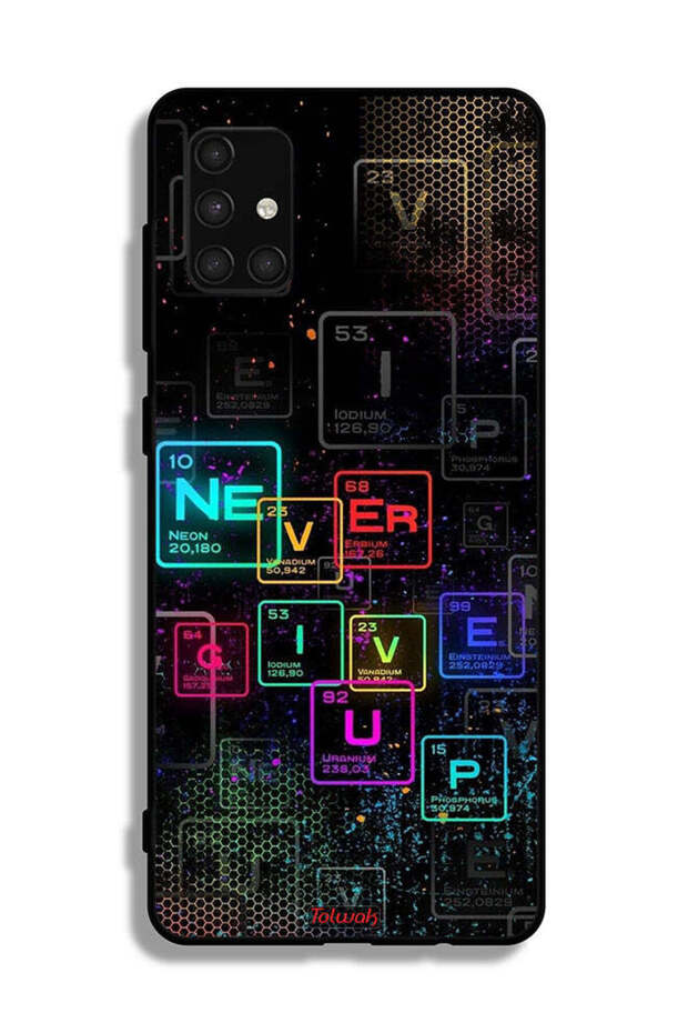 Samsung Galaxy A71 4G Protective Case Cover Never Give Up Art