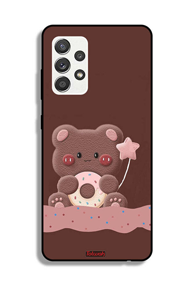 Samsung Galaxy M32 5G Protective Case Cover Donut Bear