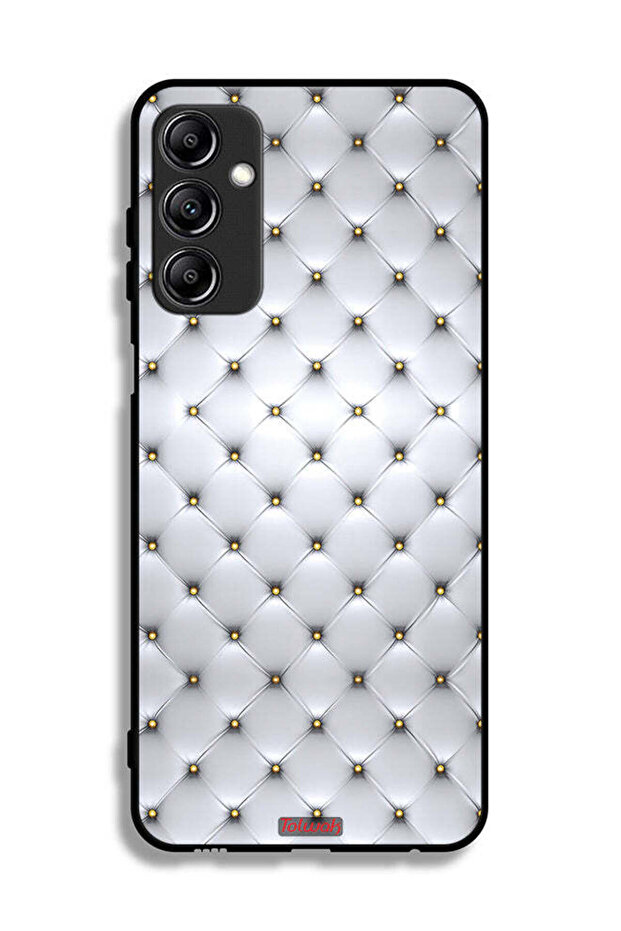 غطاء حماية لهاتف سامسونج جالاكسي A24 4G مطبوع عليه دبابيس على القماش