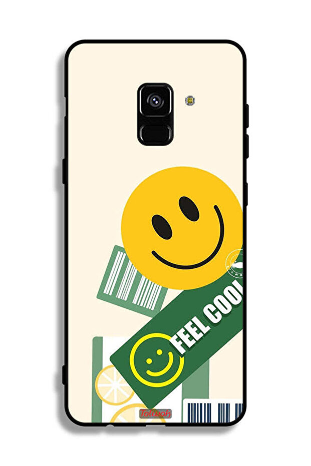 غطاء حماية لهاتف Samsung Galaxy A8 Plus (2018) ملصق Feel Cool