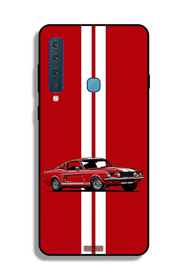 غطاء حماية لهاتف Samsung Galaxy A9 (2018) بتصميم سيارة كلاسيكية تجريدية