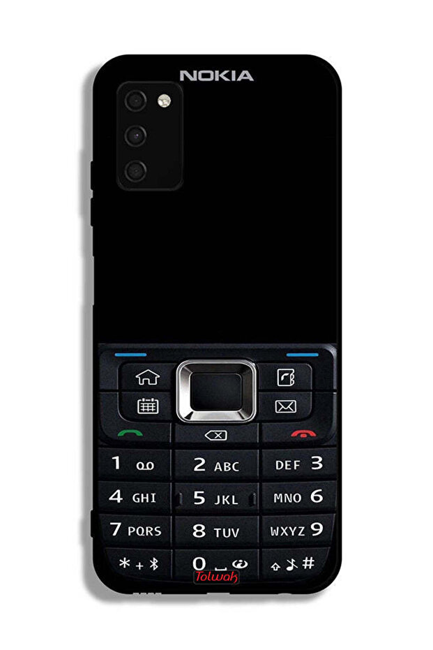 Samsung Galaxy A03s Protective Case Cover Old Phone Pattern