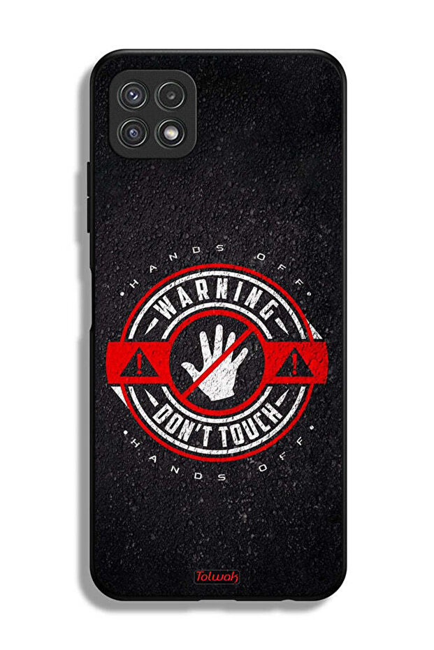 Samsung Galaxy A22 5G Protective Case Cover Warning Do Not Touch