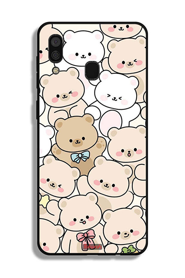 Samsung Galaxy A30 Protective Case Cover Bears Pattern