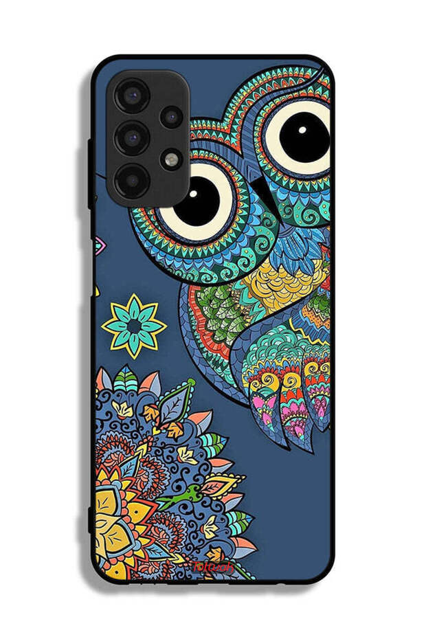 Samsung Galaxy A13 4G Protective Case Cover Floral Owl