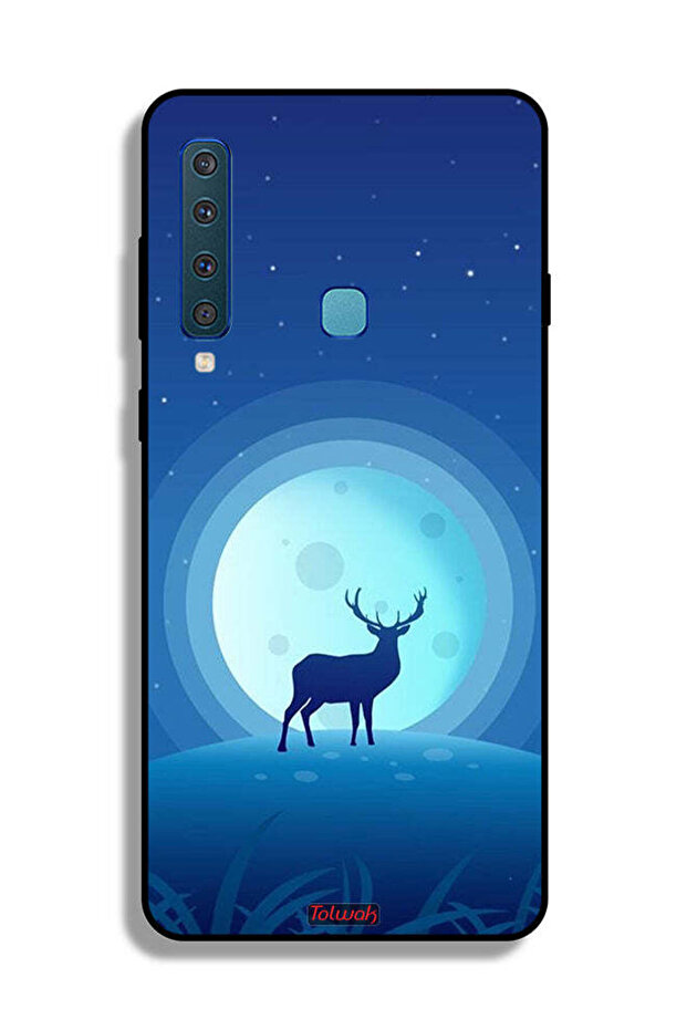 غطاء حماية لهاتف Samsung Galaxy A9 (2018) بتصميم غزال