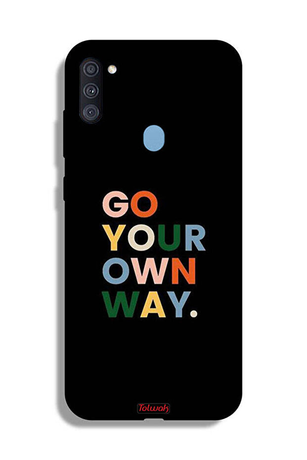 غطاء الحماية Samsung Galaxy A11 من سامسونج Galaxy A11 غلاف الحماية "انطلق على طريقتك الخاصة