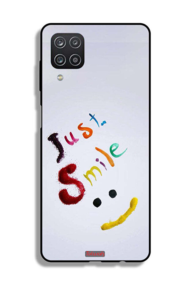 غطاء حماية لهاتف Samsung Galaxy A12 - ابتسم فقط
